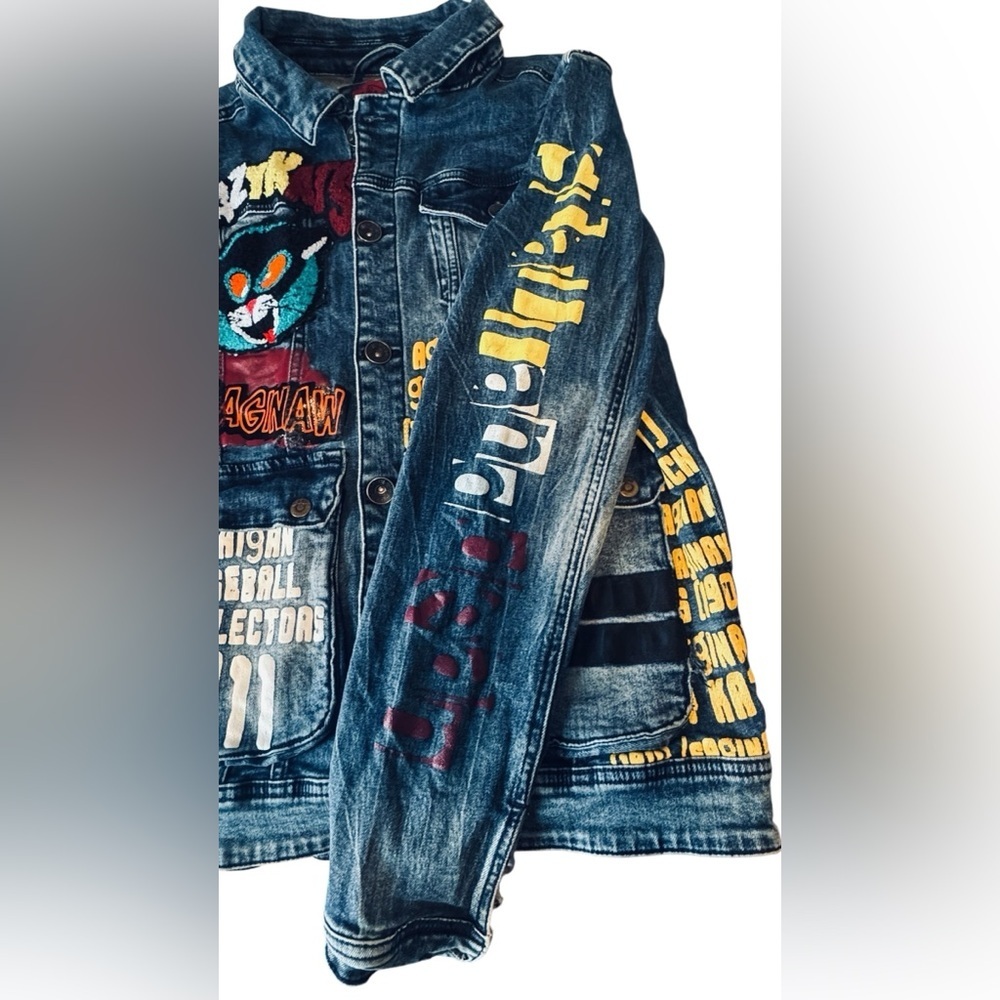 81GHTH DSTRKT Denim Jacket M
a Krazy Kats / Michigan Baseball Collectors 1911 - Picture 8 of 14